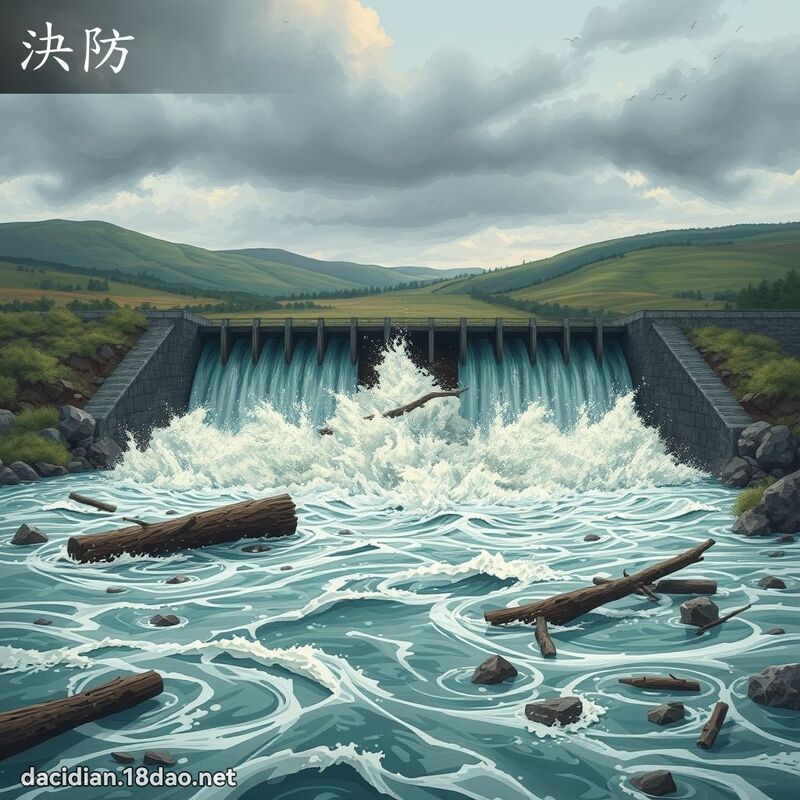 決防 - 國語大辭典配圖