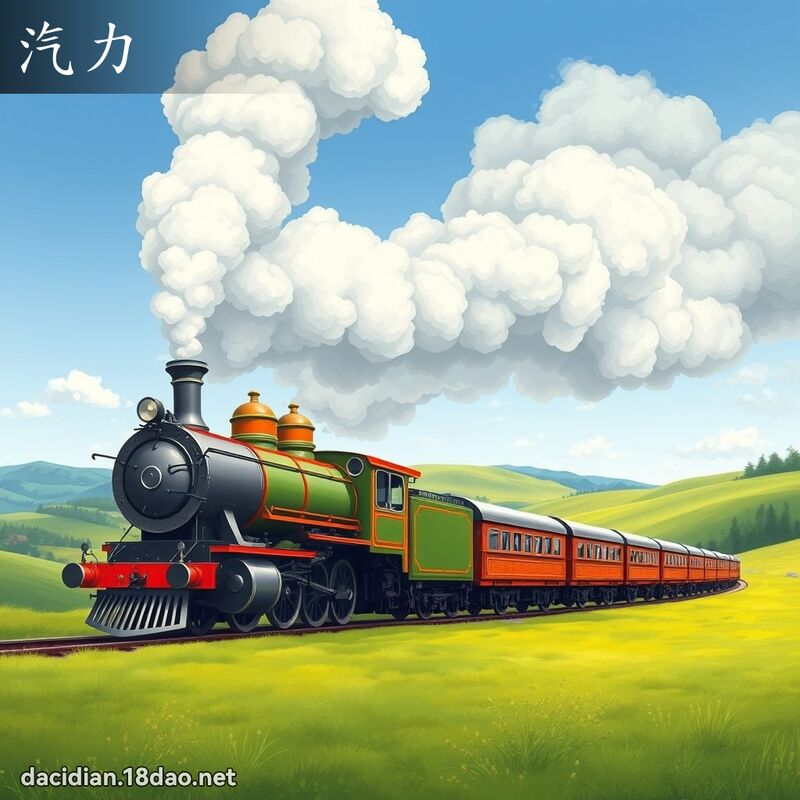 汽力 - 國語大辭典配圖