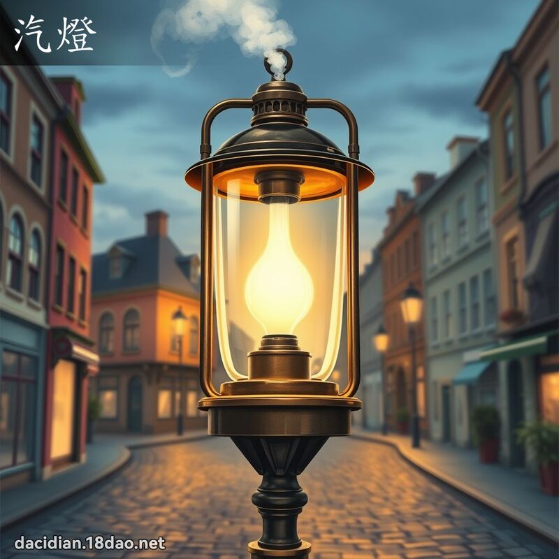 汽燈 - 國語大辭典配圖