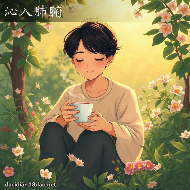 沁入肺腑 - 國語大辭典配圖