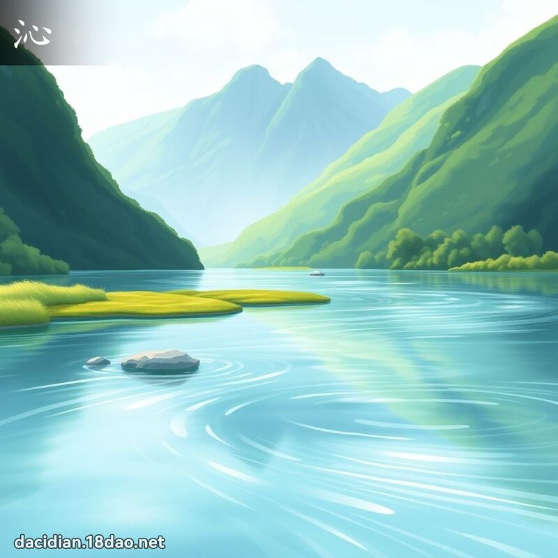 沁 - 国语大辞典配图