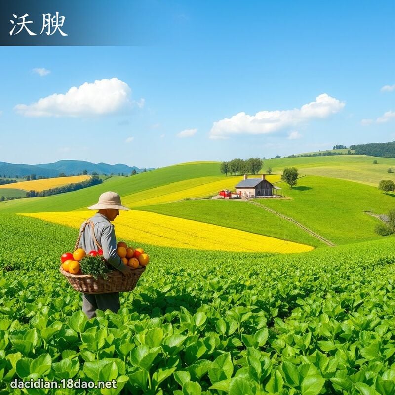 沃腴 - 国语大辞典配图