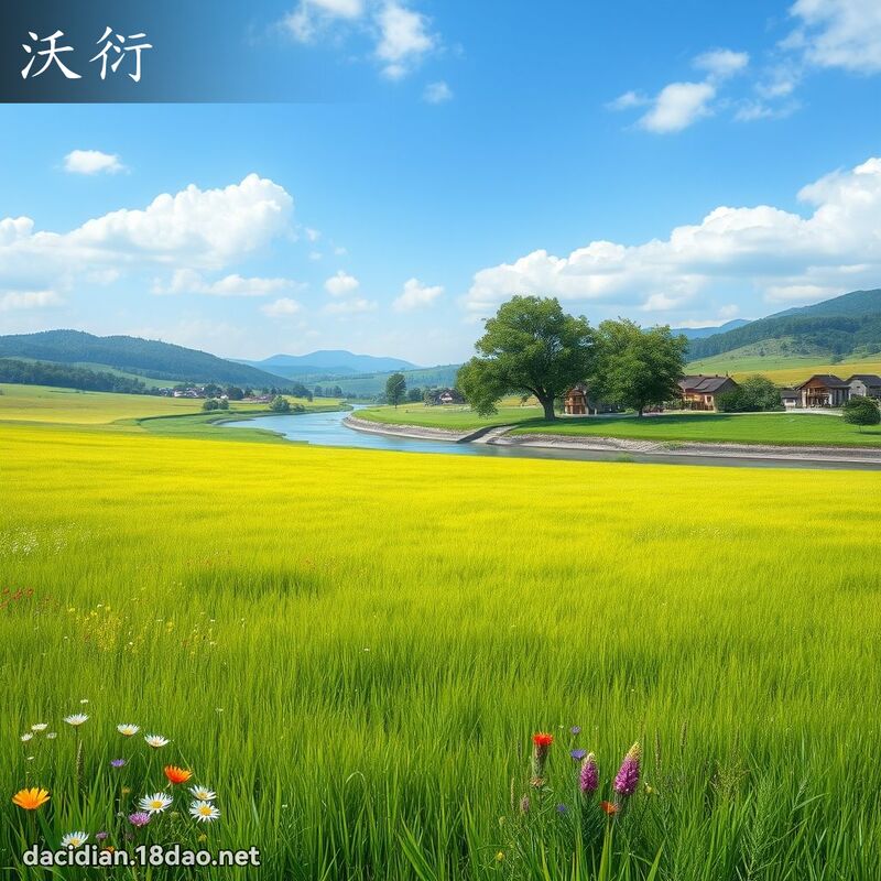 沃衍 - 国语大辞典配图