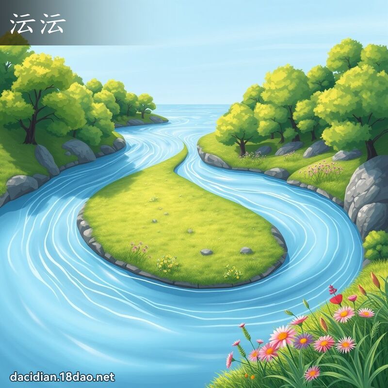 沄沄 - 國語大辭典配圖