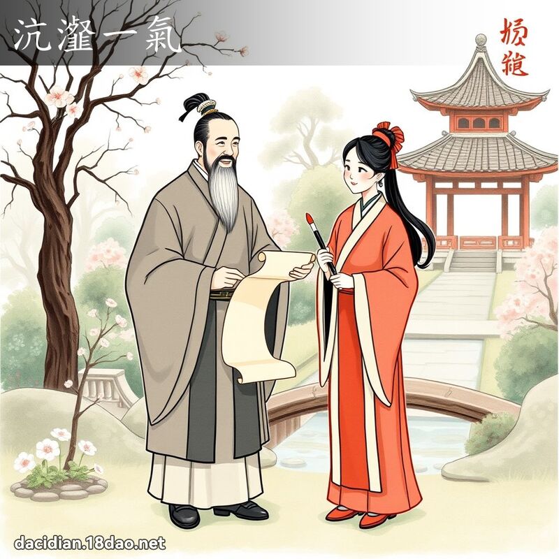 沆瀣一气 - 国语大辞典配图
