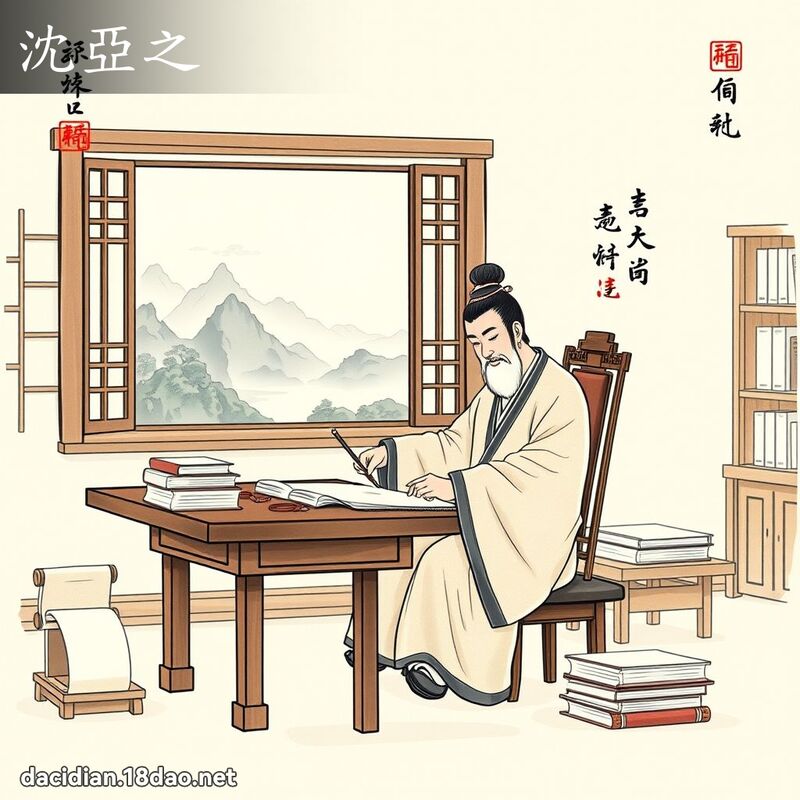 沈亚之 - 国语大辞典配图