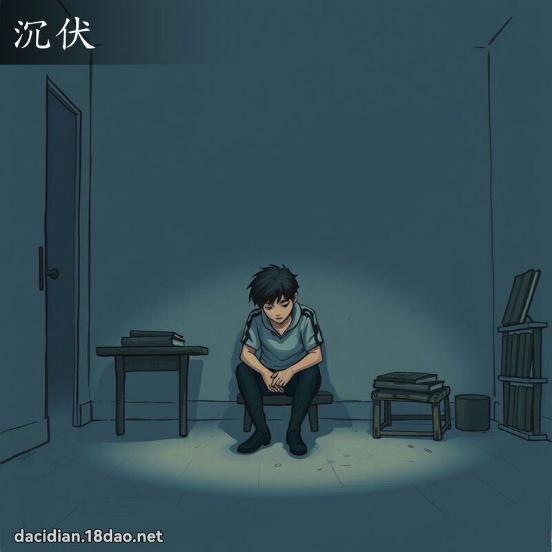 沉伏 - 國語大辭典配圖