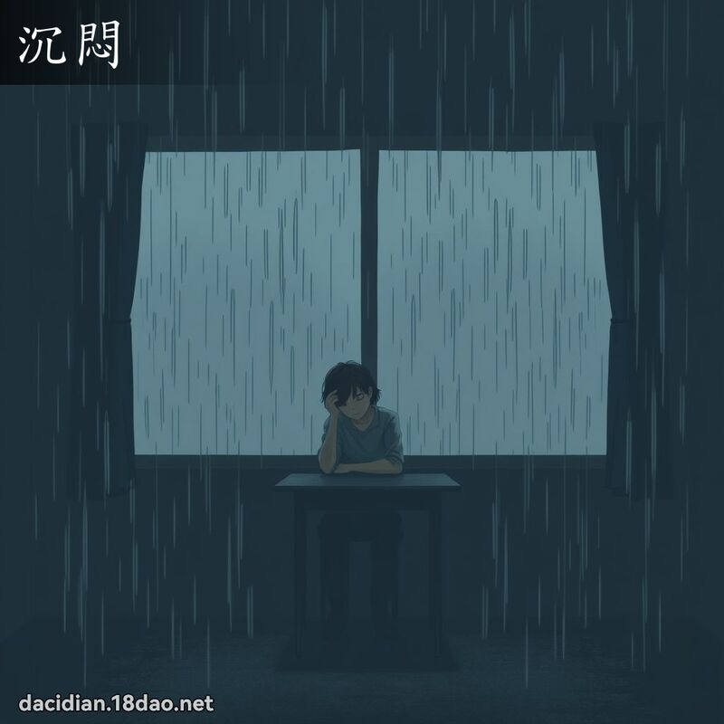 沉悶 - 國語大辭典配圖