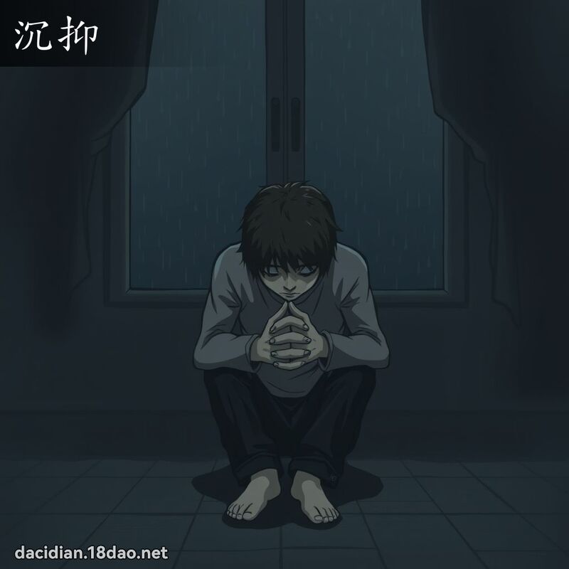 沉抑 - 国语大辞典配图