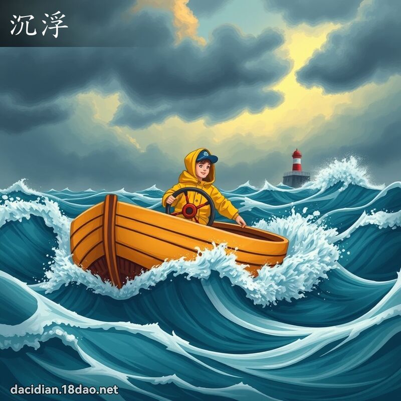 沉浮 - 国语大辞典配图