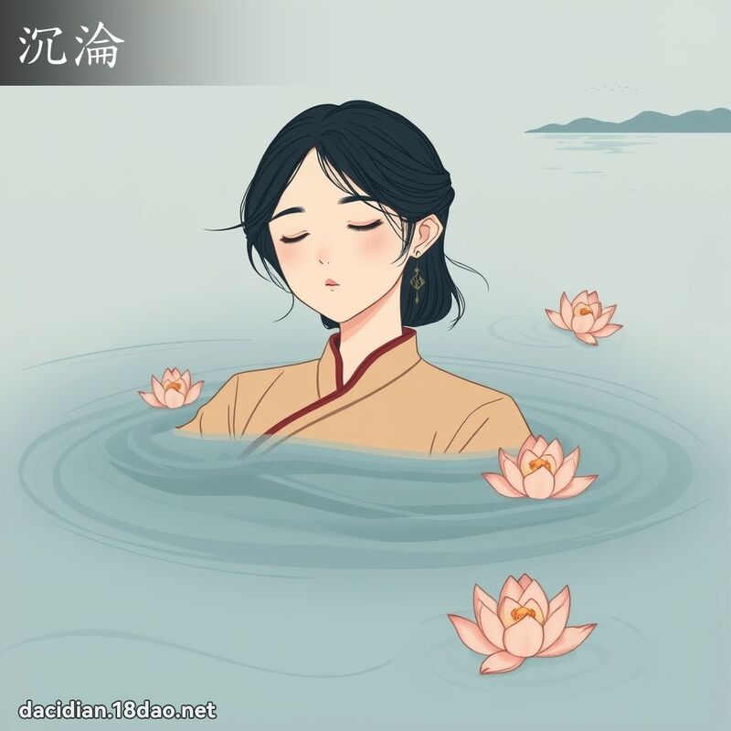 沉淪 - 國語大辭典配圖