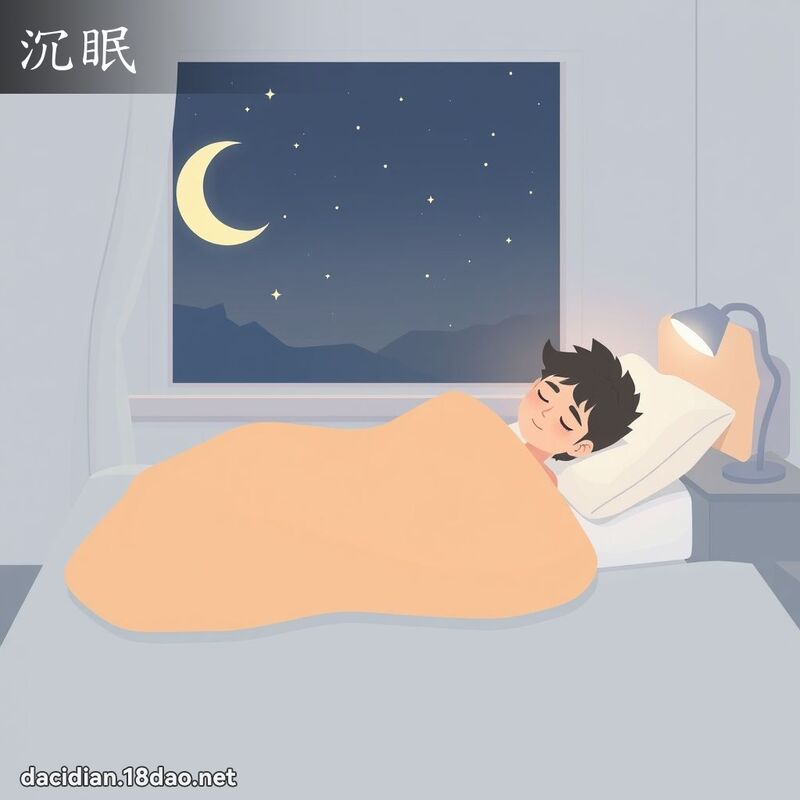 沉眠 - 國語大辭典配圖
