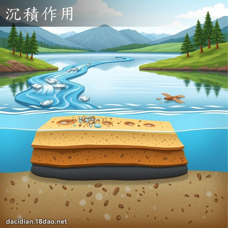 沉積作用 - 國語大辭典配圖