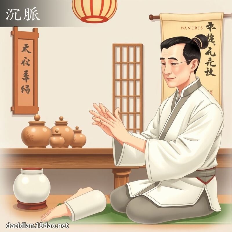沉脈 - 國語大辭典配圖