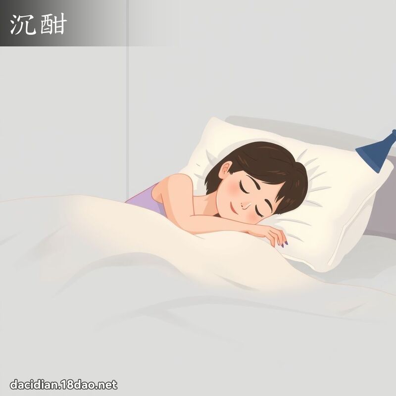 沉酣 - 國語大辭典配圖