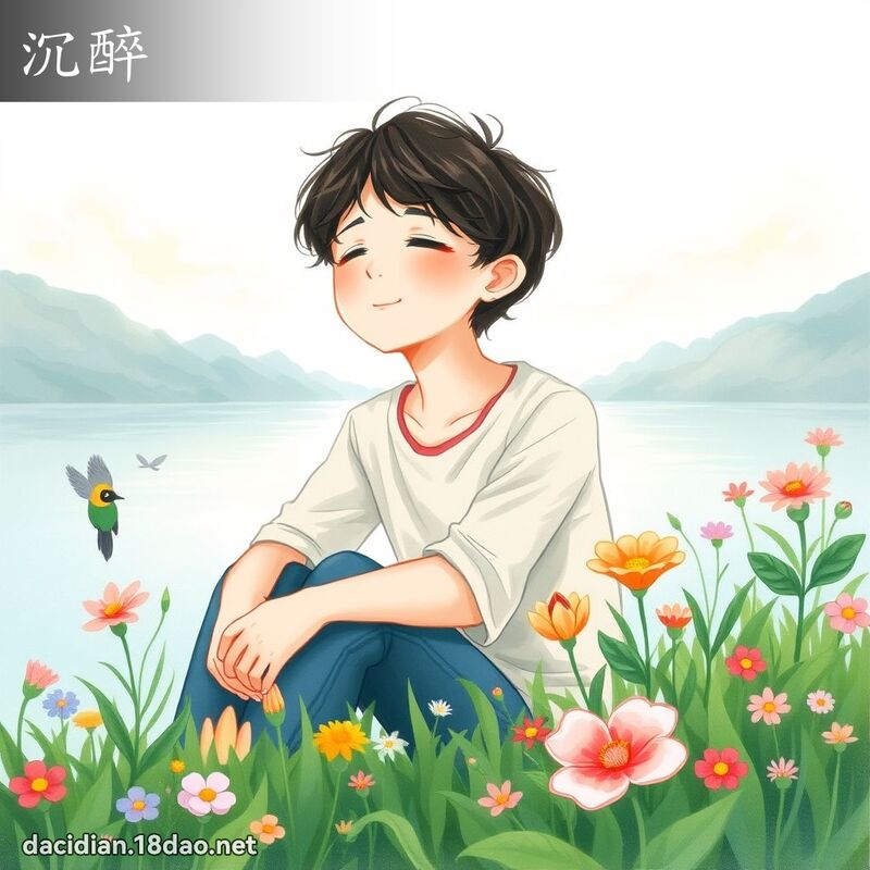 沉醉 - 國語大辭典配圖