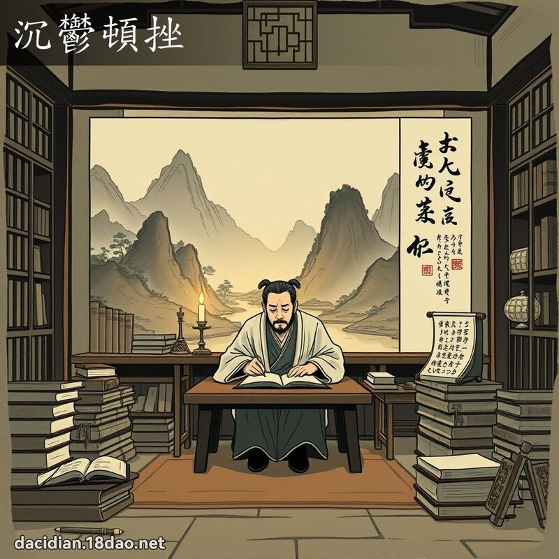 沉鬱頓挫 - 國語大辭典配圖