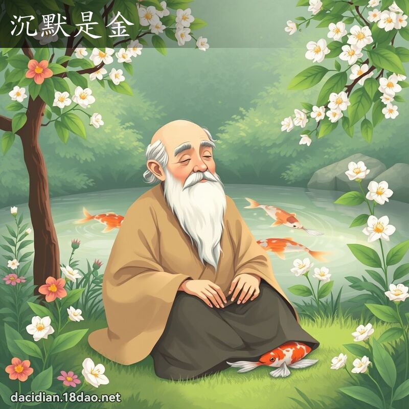 沉默是金 - 国语大辞典配图