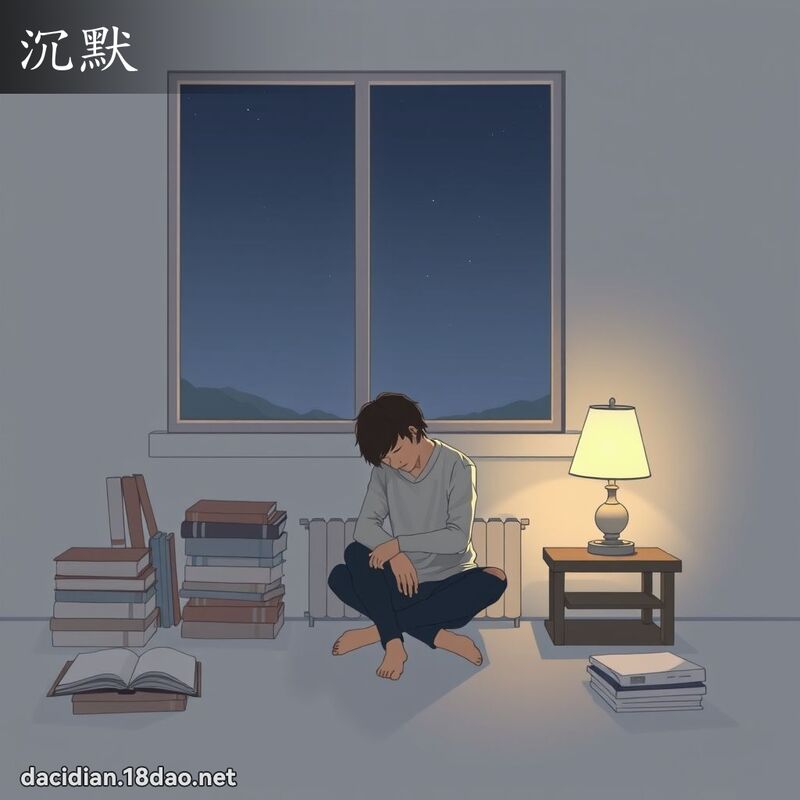 沉默 - 国语大辞典配图