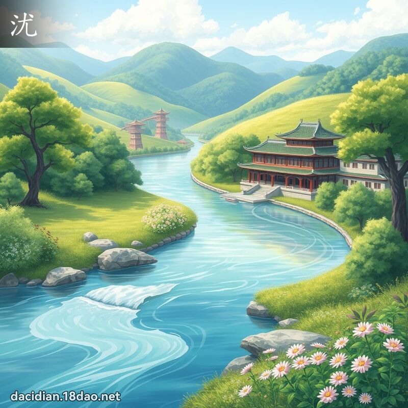 沋 - 國語大辭典配圖