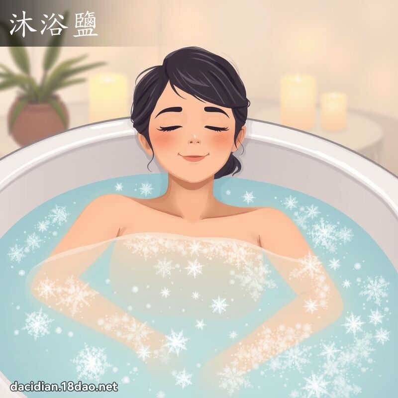沐浴盐 - 国语大辞典配图
