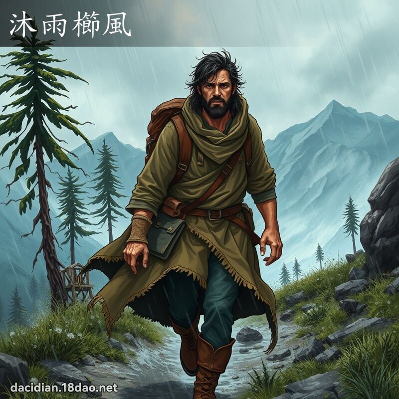 沐雨櫛风 - 国语大辞典配图