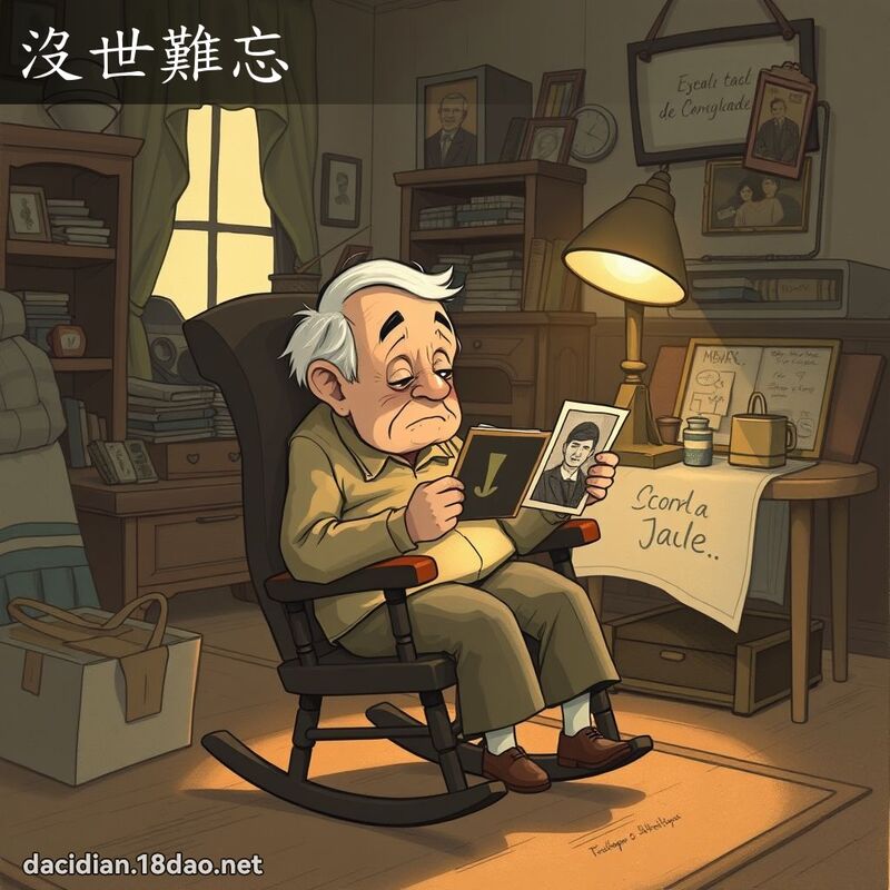 没世难忘 - 国语大辞典配图