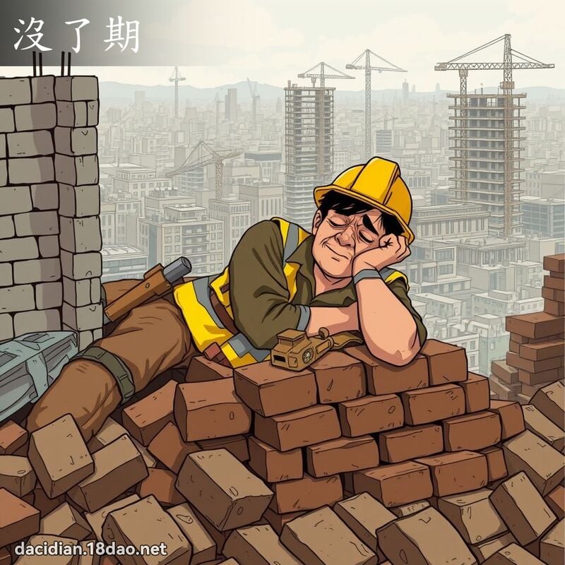 没了期 - 国语大辞典配图