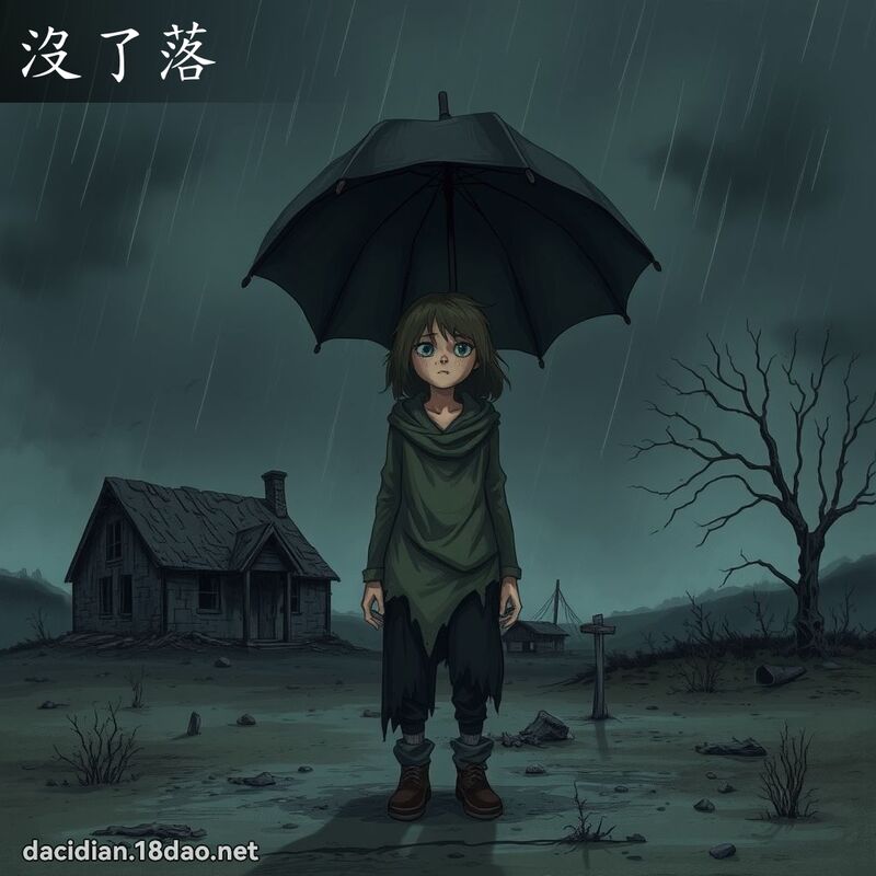 沒了落 - 國語大辭典配圖
