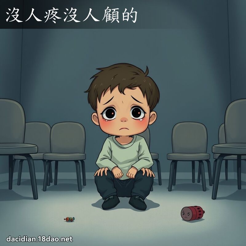 沒人疼沒人顧的 - 國語大辭典配圖