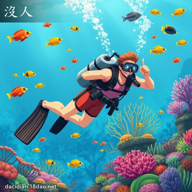 词语: 没人 (多意词)