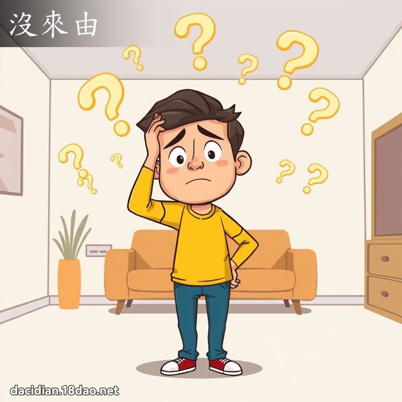 没来由 - 国语大辞典配图