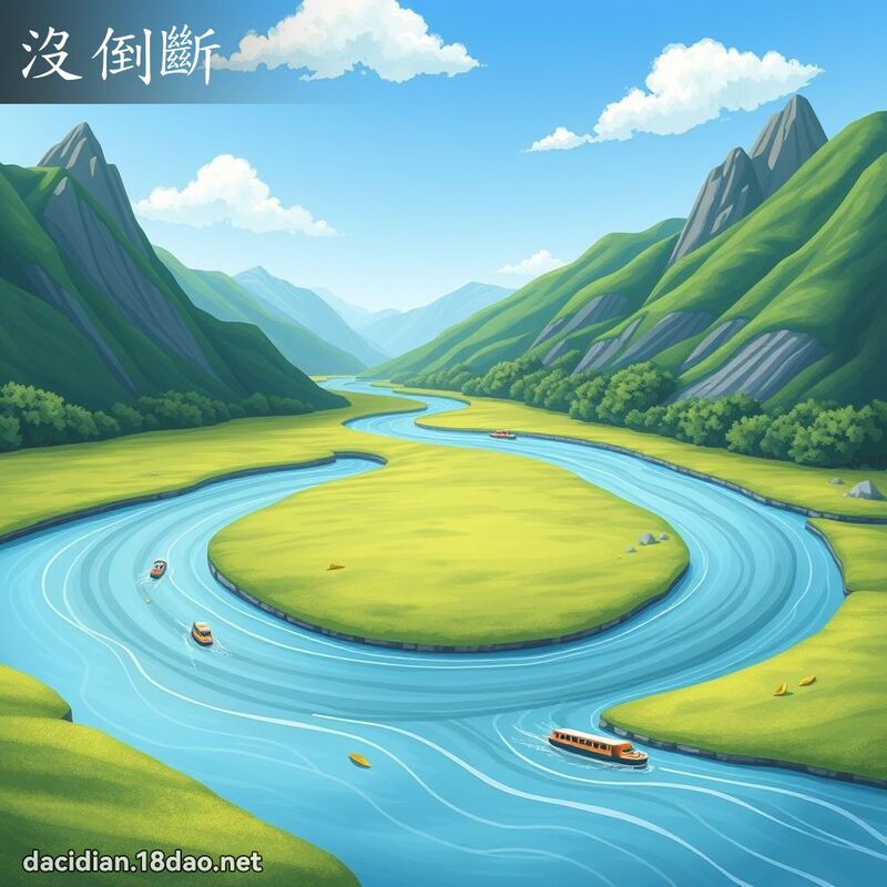 没倒断 - 国语大辞典配图