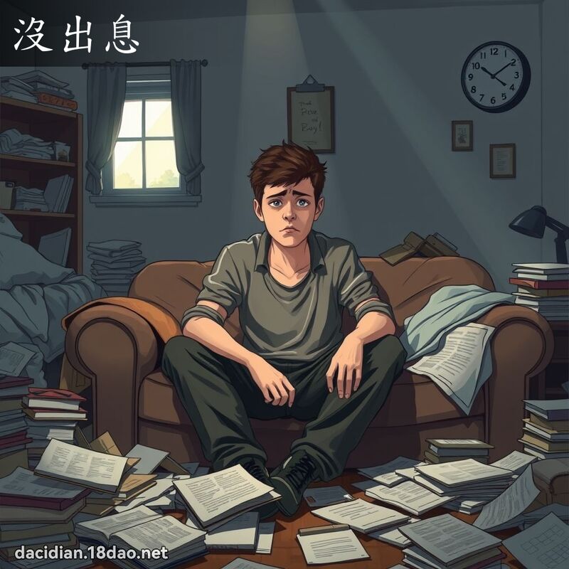 沒出息 - 國語大辭典配圖