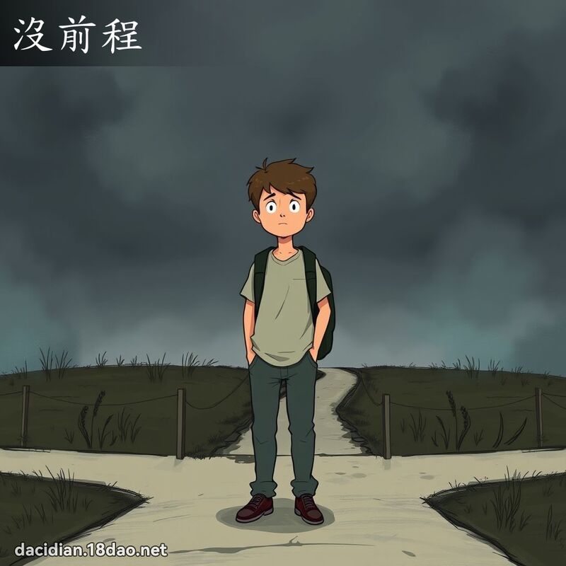 没前程 - 国语大辞典配图