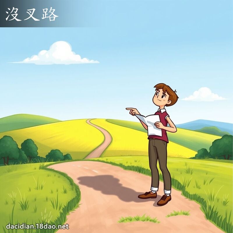 没叉路 - 国语大辞典配图