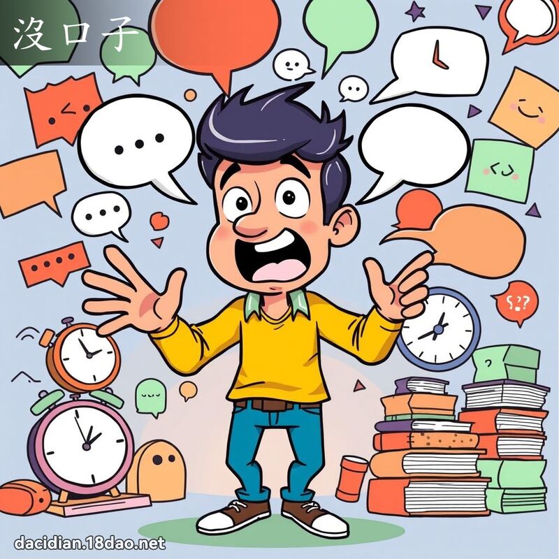 没口子 - 国语大辞典配图