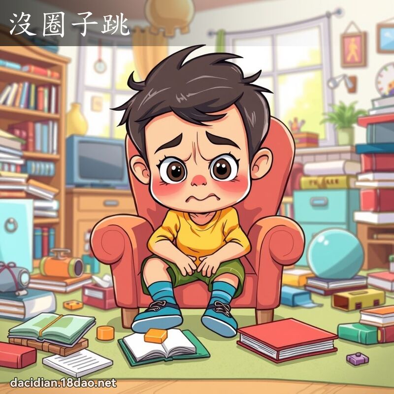 没圈子跳 - 国语大辞典配图