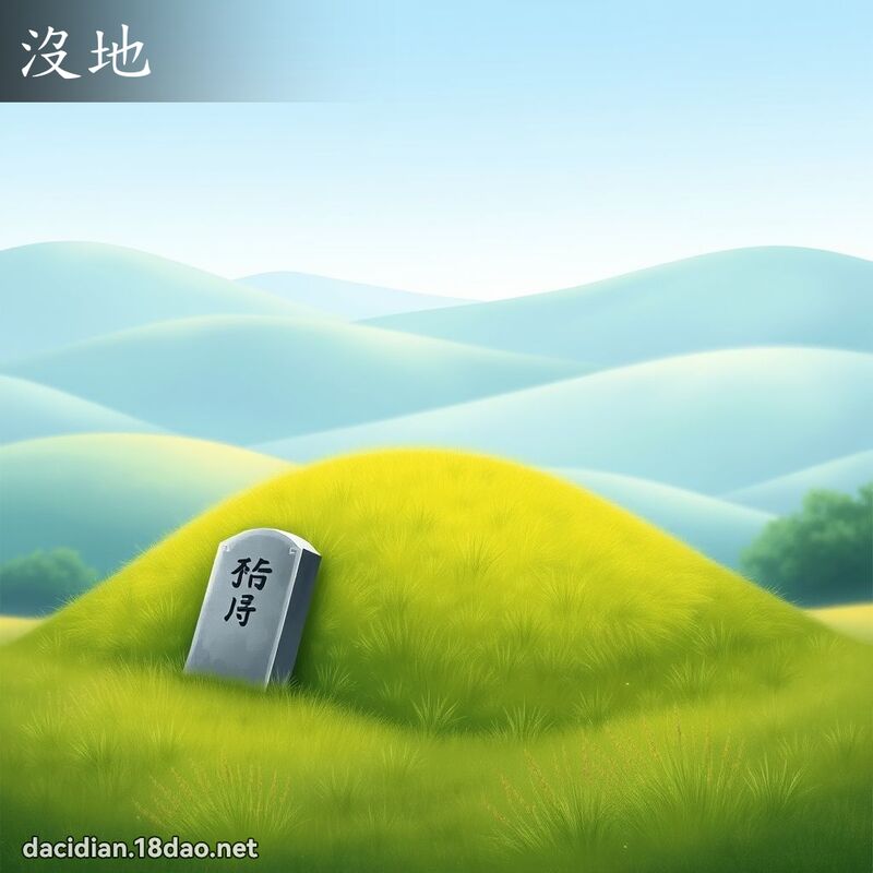 词语: 没地 (多意词)