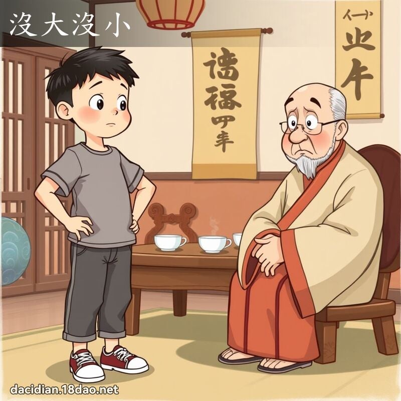 沒大沒小 - 國語大辭典配圖