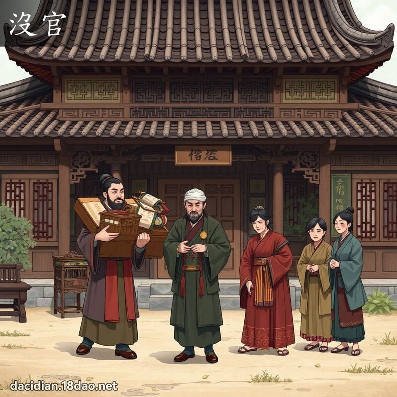 沒官 - 國語大辭典配圖