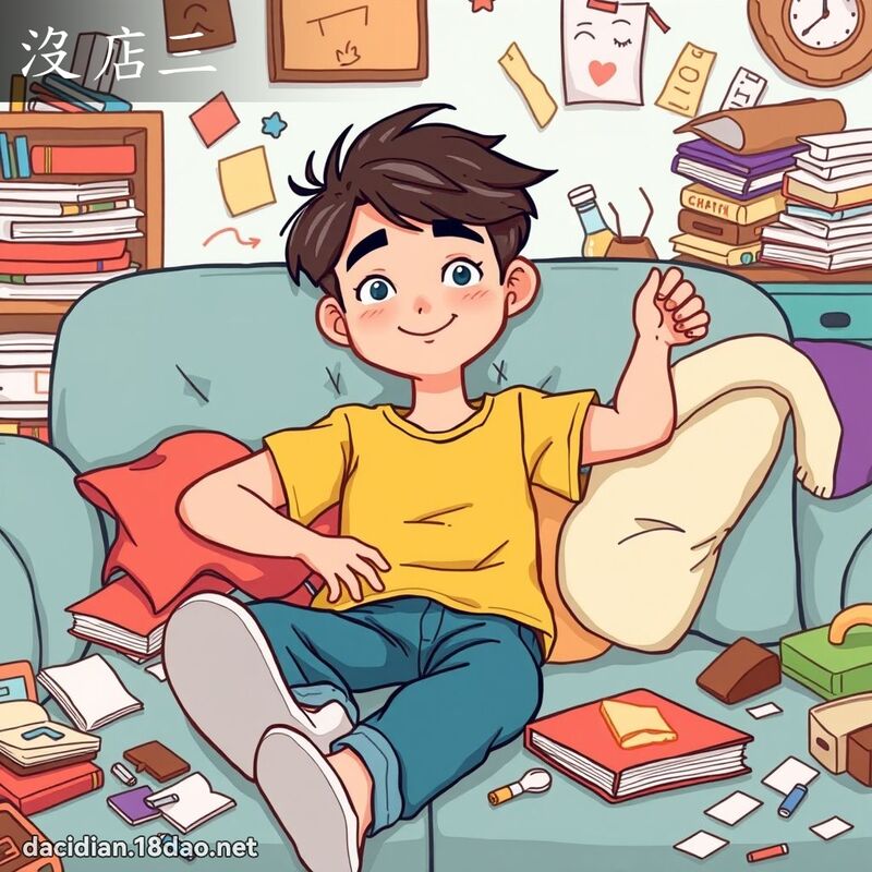 沒店三 - 國語大辭典配圖