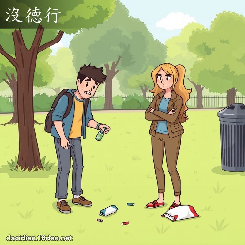 没德行 - 国语大辞典配图