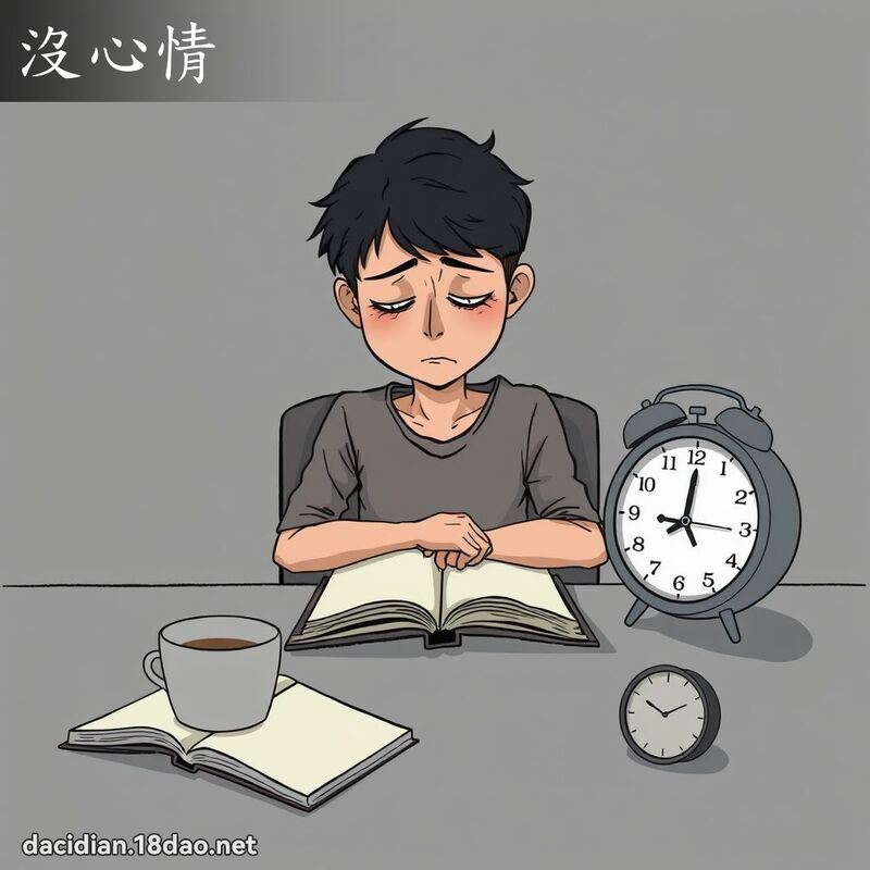 没心情 - 国语大辞典配图
