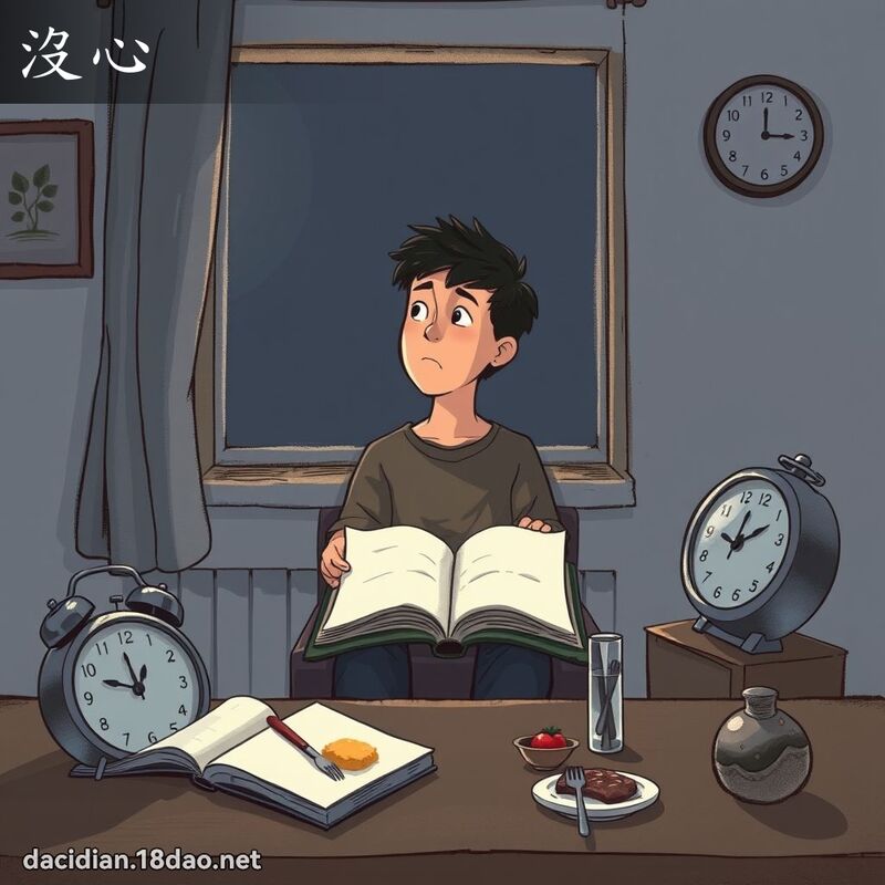 没心 - 国语大辞典配图