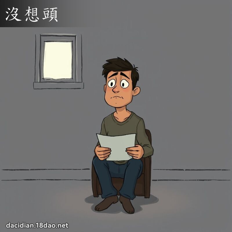 没想头 - 国语大辞典配图