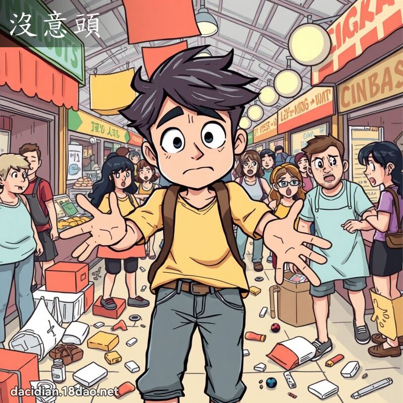 沒意頭 - 國語大辭典配圖