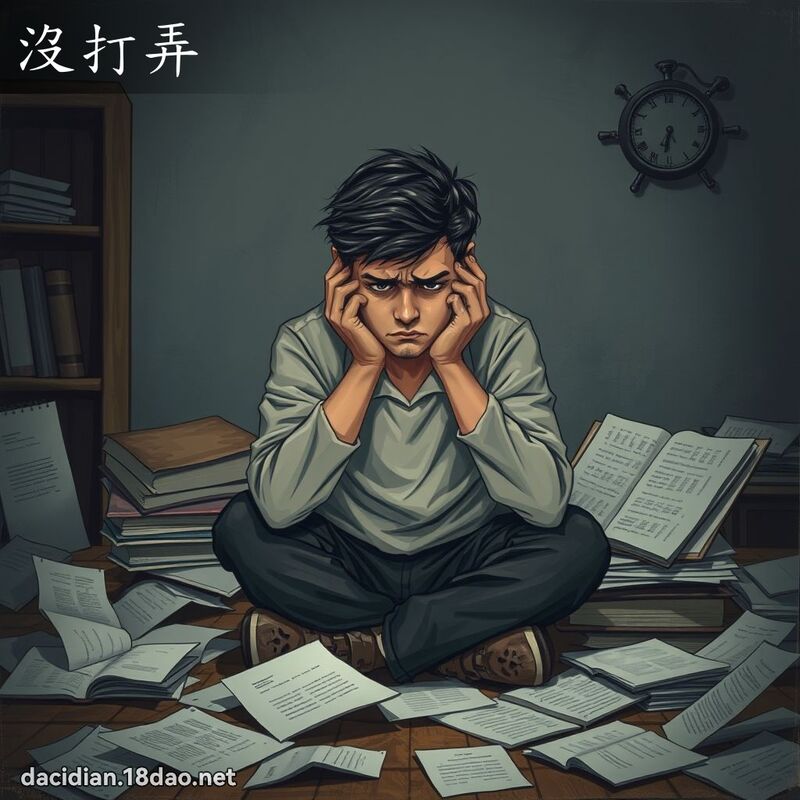 没打弄 - 国语大辞典配图