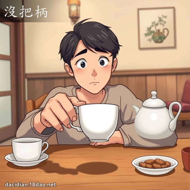 沒把柄 - 國語大辭典配圖