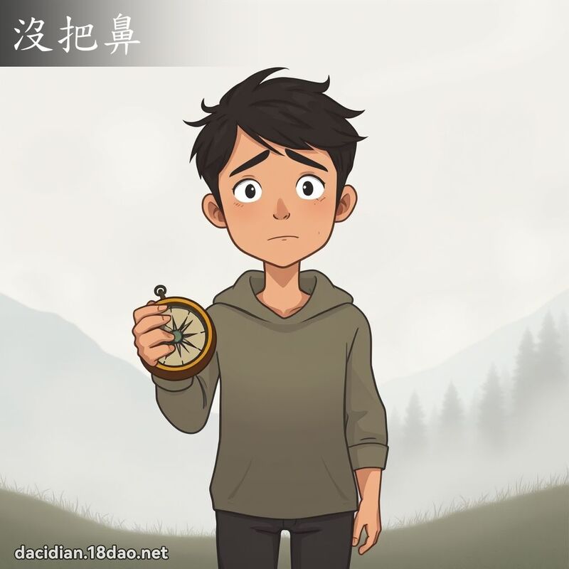 沒把鼻 - 國語大辭典配圖
